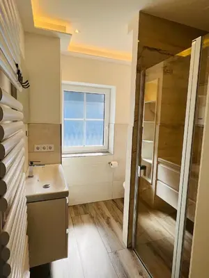 Ein Badezimmer in der Unterkunft FH