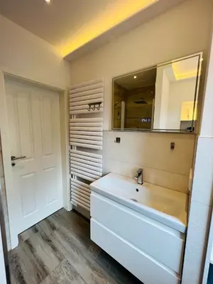 Ein Badezimmer in der Unterkunft FH