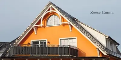 Das Gebäude in dem sich die Ferienwohnung befindet