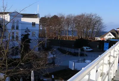 Das Gebäude in dem sich die Ferienwohnung befindet