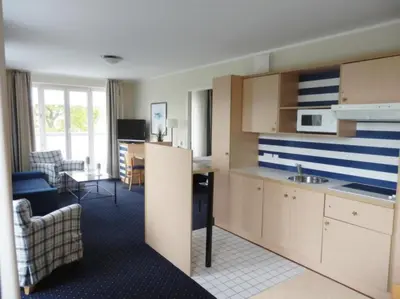 Küche/Küchenzeile in der Unterkunft Apartment 208 - Ostseeblick - a21142