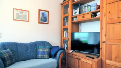 TV/Unterhaltungsangebot in der Unterkunft Ferienhaus Vineta FeWo Undine am Nationalpark Vorpommersche Boddenlandschaft an der Ostsee