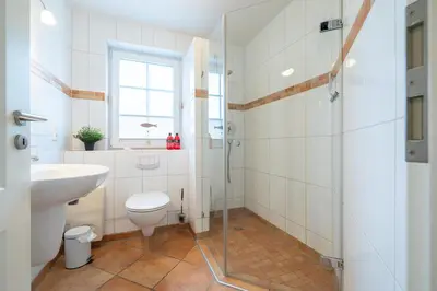 Ein Badezimmer in der Unterkunft Mine Heimat 8