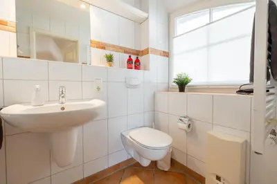Ein Badezimmer in der Unterkunft Mine Heimat 8