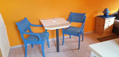 Ein Sitzbereich in der Unterkunft Appartement