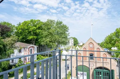 Das Gebäude in dem sich die Ferienwohnung befindet