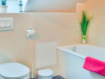 Ein Badezimmer in der Unterkunft Ferienhaus Bodden