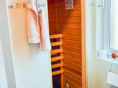Ein Badezimmer in der Unterkunft Ferienhaus Bodden