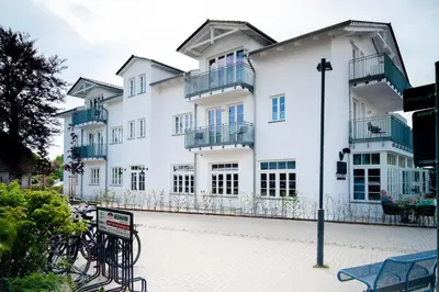 Das Gebäude in dem sich die Ferienwohnung befindet