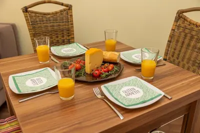 Essen in der Ferienwohnung oder in der Nähe
