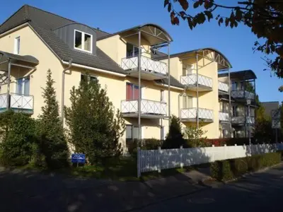 Das Gebäude in dem sich die Ferienwohnung befindet