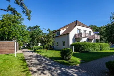 Das Gebäude in dem sich die Ferienwohnung befindet