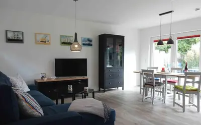 TV/Unterhaltungsangebot in der Unterkunft Haus am Nordstrand 2