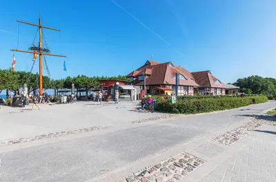 Das Gebäude in dem sich die Ferienwohnung befindet