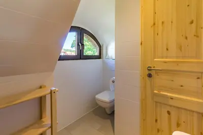 Ein Badezimmer in der Unterkunft Reethus