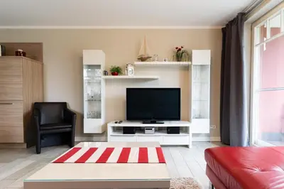 TV/Unterhaltungsangebot in der Unterkunft Ferienwohnung Strandgut - Kavelweg 9 - Zingst