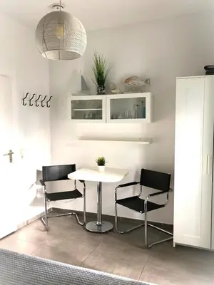 Küche/Küchenzeile in der Unterkunft App 134Haus 3