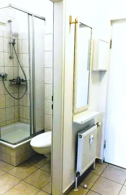 Ein Badezimmer in der Unterkunft App 134Haus 3