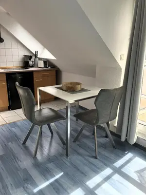 Ein Sitzbereich in der Unterkunft App 255Haus 6