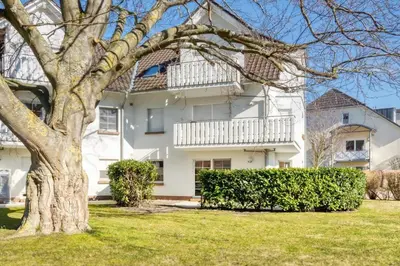 Das Gebäude in dem sich die Ferienwohnung befindet