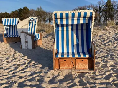 Ein Strand an oder in der Nähe der Ferienwohnung