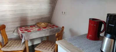Kaffee-/Teezubehör in der Unterkunft Ferienwohnung im Rohrdachhaus