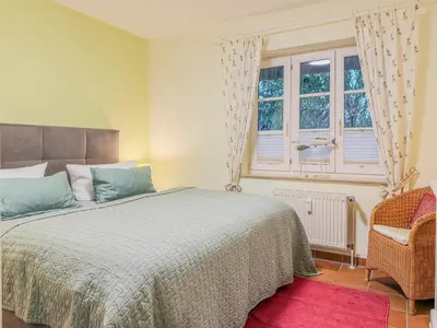 Ein Bett oder Betten in einem Zimmer der Unterkunft Moin Moin