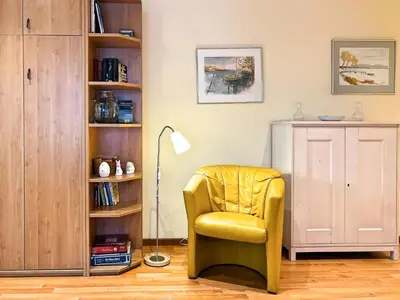 Die Bibliothek in der Ferienwohnung