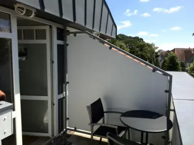Ein Balkon oder eine Terrasse in der Unterkunft Residenz 