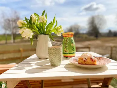 Essen in diesem Bauernhof oder in der Nähe