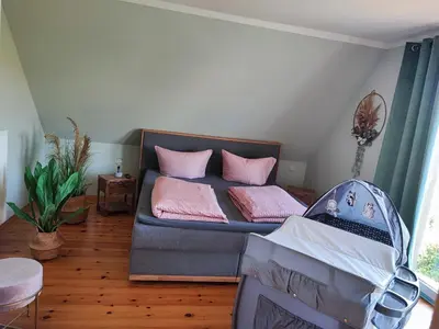 Ein Sitzbereich in der Unterkunft BooHouse