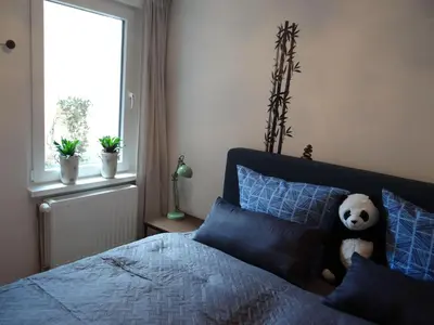 Ein Bett oder Betten in einem Zimmer der Unterkunft Barth - Tor zum Darß-Zingst FeWo GBO 2