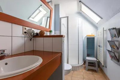 Ein Badezimmer in der Unterkunft Strandhaus Wustrow - Wohnung 3