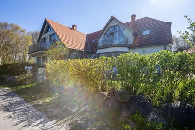 Das Gebäude in dem sich die Ferienwohnung befindet