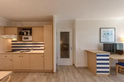 Küche/Küchenzeile in der Unterkunft Bina im Ostseeheilbad Zingst