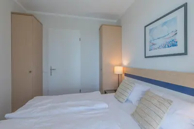 Ein Bett oder Betten in einem Zimmer der Unterkunft Bina im Ostseeheilbad Zingst