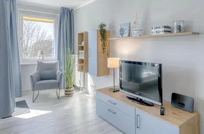 TV/Unterhaltungsangebot in der Unterkunft MeerZeit an der Seebrücke Zingst
