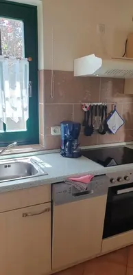 Küche/Küchenzeile in der Unterkunft Haus Lenelies