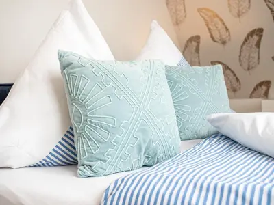 Ein Bett oder Betten in einem Zimmer der Unterkunft 
