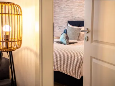 Ein Bett oder Betten in einem Zimmer der Unterkunft 