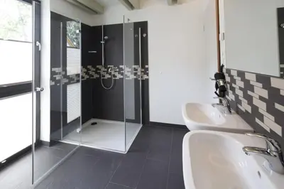 Ein Badezimmer in der Unterkunft FW Blaustern - Sauna, Kamin & Terrasse
