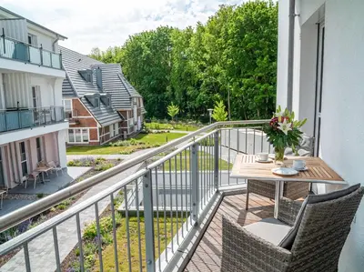 Ein Balkon oder eine Terrasse in der Unterkunft Panorama-Residenz 26