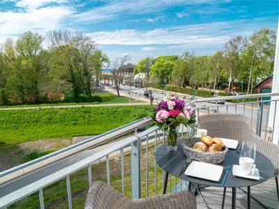 Ein Balkon oder eine Terrasse in der Unterkunft 