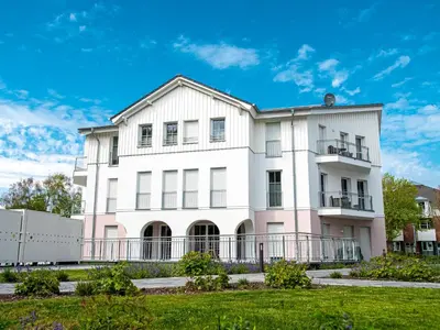 Das Gebäude in dem sich die Ferienwohnung befindet