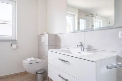 Ein Badezimmer in der Unterkunft Parkblick Parkblick 2