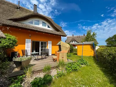 Das Gebäude in dem sich das Ferienhaus befindet