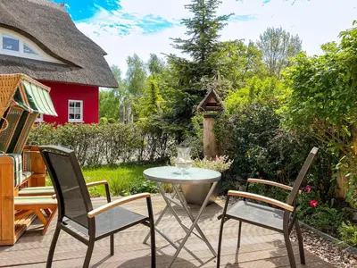 Ein Garten an der Unterkunft Krabbenhus