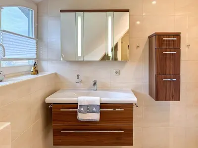 Ein Badezimmer in der Unterkunft Krabbenhus