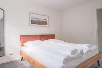 Ein Bett oder Betten in einem Zimmer der Unterkunft Parkblick Parkblick 1