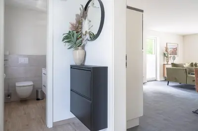 Ein Badezimmer in der Unterkunft Parkblick Parkblick 1